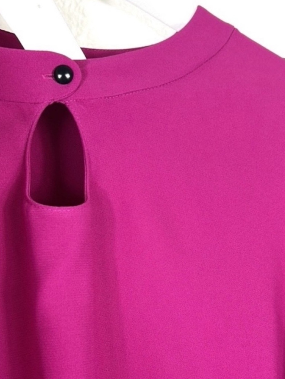Akris Punto Long-sleeve Keyhole Blouse quiet luxury career in Pink size 10 EUC - Picture 5 of 9